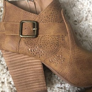 Cute brown booties